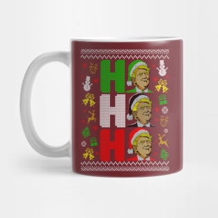 Trump Santa Claus Ho Ho Ho Ugly Christmas Sweater Mug